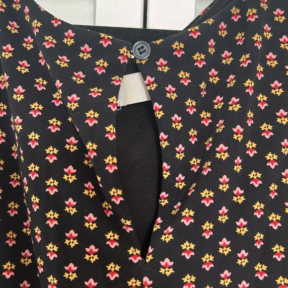 Loft Plus Size 16 Flared Printed Dress - Picture 2 of 7